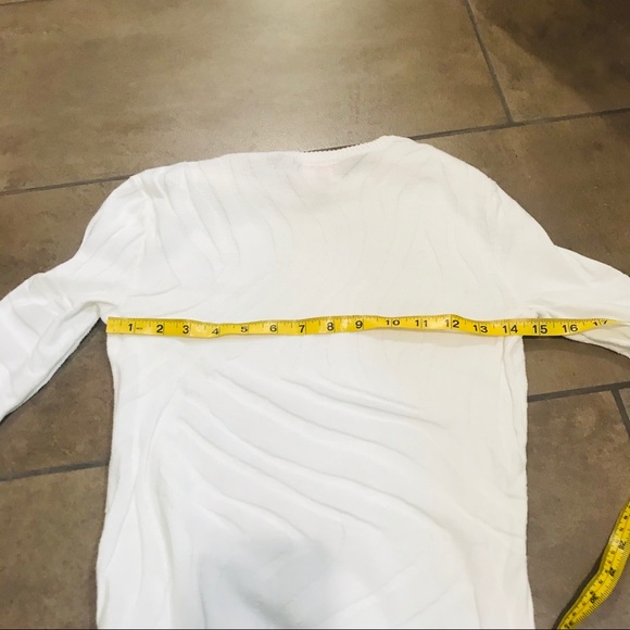 ⭐️🌟Lilly Pulitzer White Textured Sweater Sz XS - Picture 7 of 8